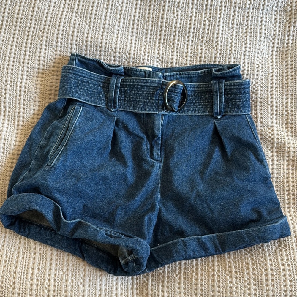 Sezane 〰️ Rome Denim Shorts - Picture 3 of 6